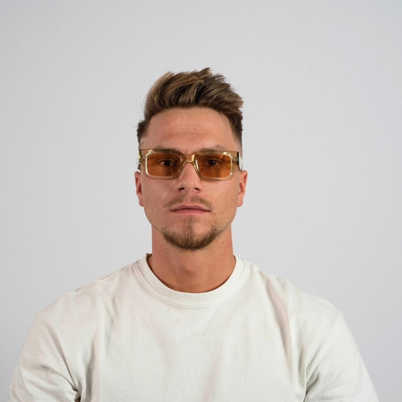 TRAVIS // CRYSTAL YELLOW BROWN